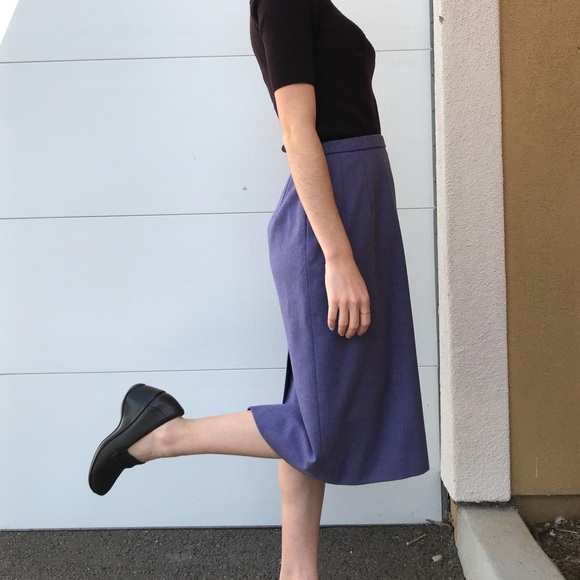 Pendleton 100% virgin wool pencil skirt sz 4 - Picture 2 of 6